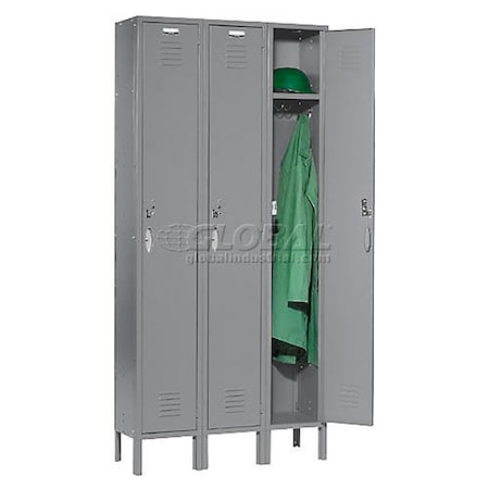 Global Industrial 36 in W, 18 D, 78 in H, Gray 652141GY